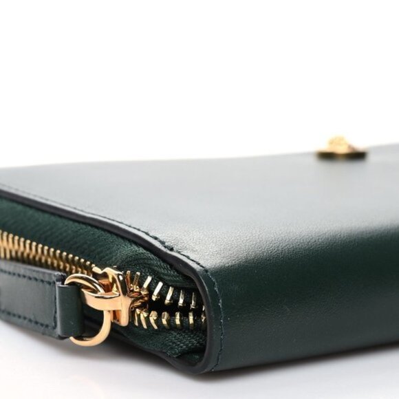 NWOT Versace Calfskin Medusa Zip Around Wallet - Picture 4 of 11